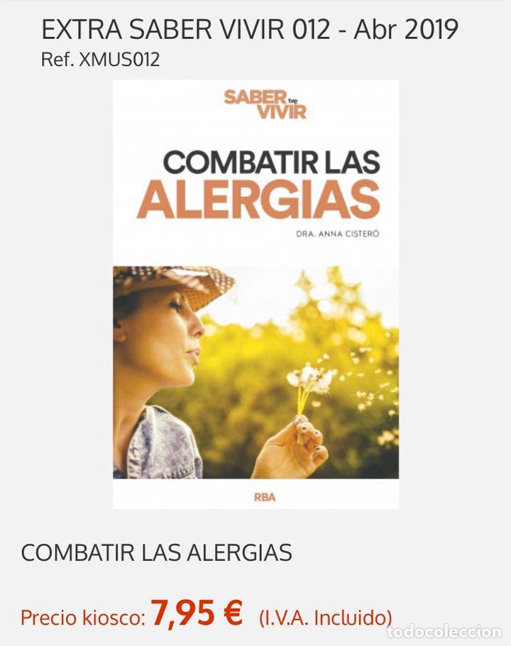 Libros: COMBATIR LAS ALERGIAS - LIBRO NUEVO - Foto 2