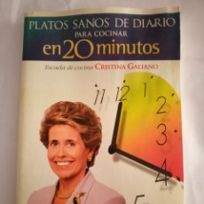 Libros: PLATOS SANOS DE DIARIO PARA COCINAR EN 20 MINUTOS. NUEVO
