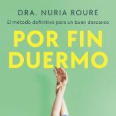 Libros: POR FIN DUERMO - ROURE, DRA. NURIA