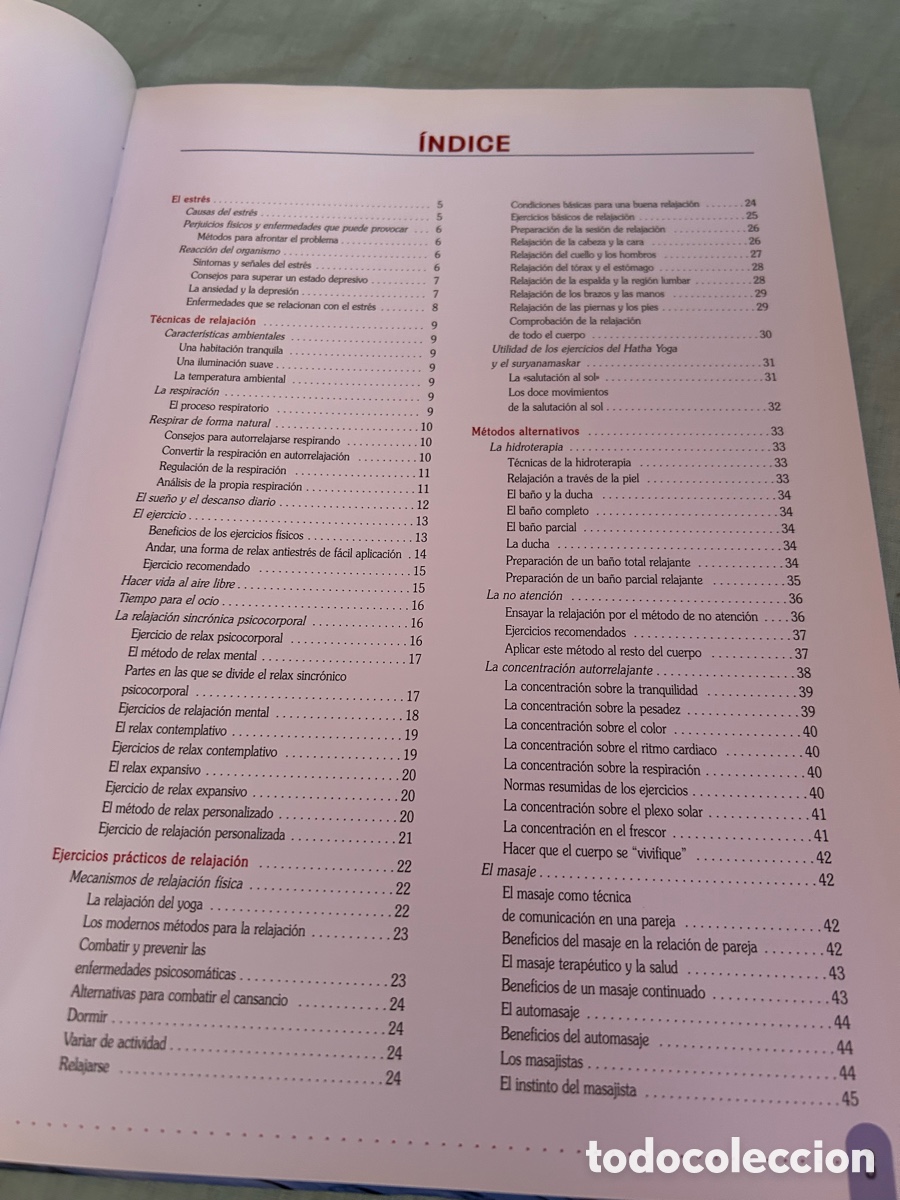 Libros: T&Eacute;CNICAS DE RELAJACI&Oacute;N cultural S.A. ediciones - Foto 3