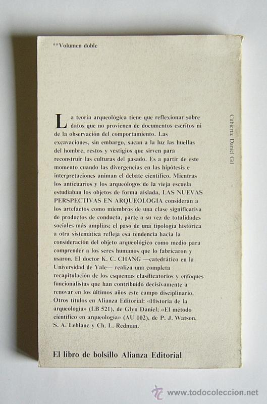 Libros de segunda mano: NUEVAS PERSPECTIVAS EN ARQUEOLOGIA - K. C. CHANG - Foto 2