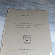 Libros de segunda mano: MUSEO CIUDAD DE SABADELL 1950 * J.DE C. SERRA RAFOLS DEDICADO A D.JAIME VENTURA DE VILASSAR DE DALT. Lote 32514266