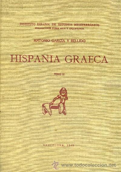 Libros de segunda mano: HISPANIA GRAECA. TOMO II.   A-ARQ-066 - Foto 1