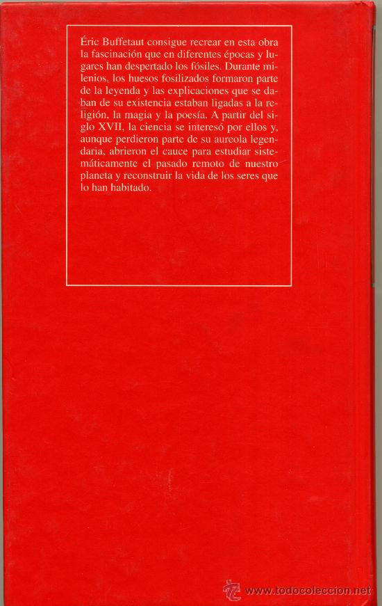 Libros de segunda mano: F&oacute;siles y hombres [&Eacute;ric Buffetaut][RBA Editores] - Foto 2
