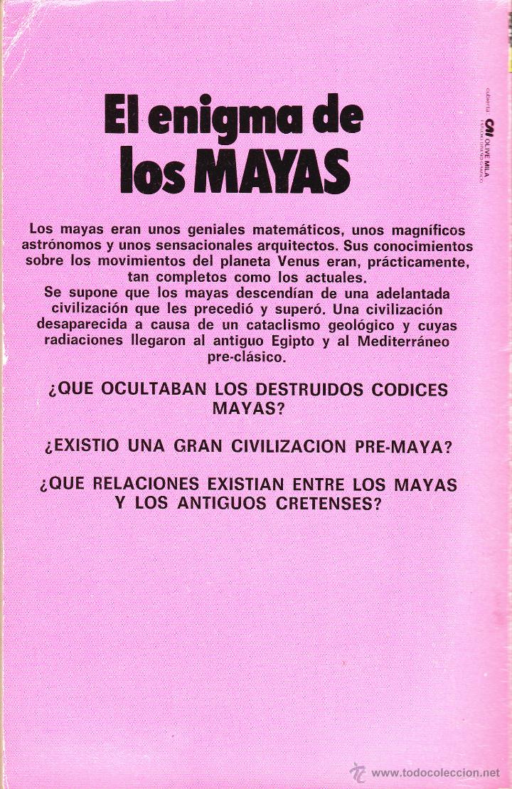 Libros de segunda mano: EL ENIGMA DE LOS MAYAS - P. GUIRADO - LIBRO EXPRES - Foto 2