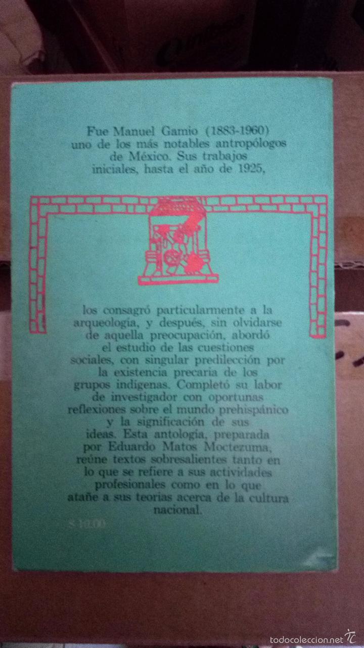 Libros de segunda mano: ARQUEOLOG&Iacute;A E INDIGENISMO - MANUEL GAMIO (RARO EJEMPLAR) - Foto 2