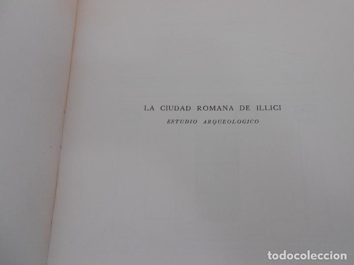 Libros de segunda mano: LA CIUDAD ROMANA DE ILLICE - Foto 6