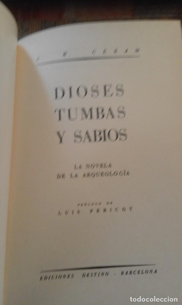 Libros de segunda mano: Dioses, tumbas y sabios - C.W. Ceram - Foto 3