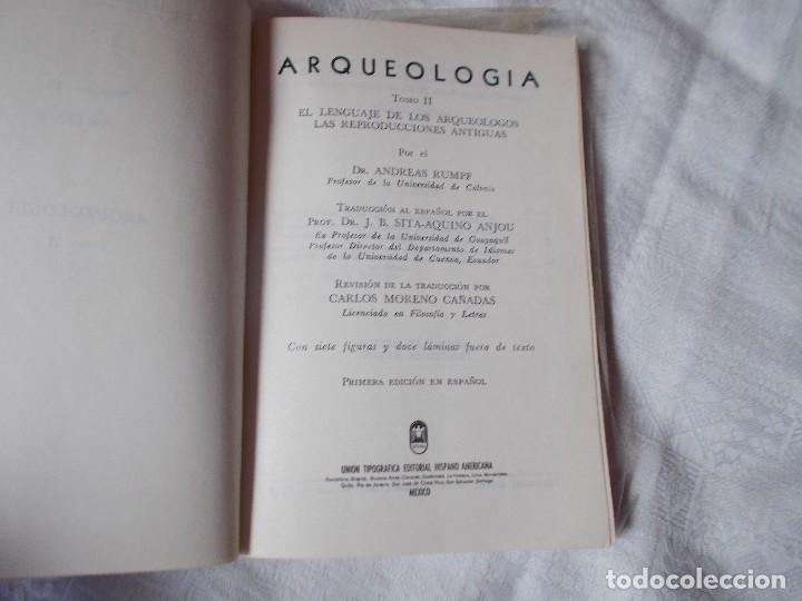 Libros de segunda mano: ARQUEOLOG&Iacute;A 2 Andreas Rumpf - Foto 3