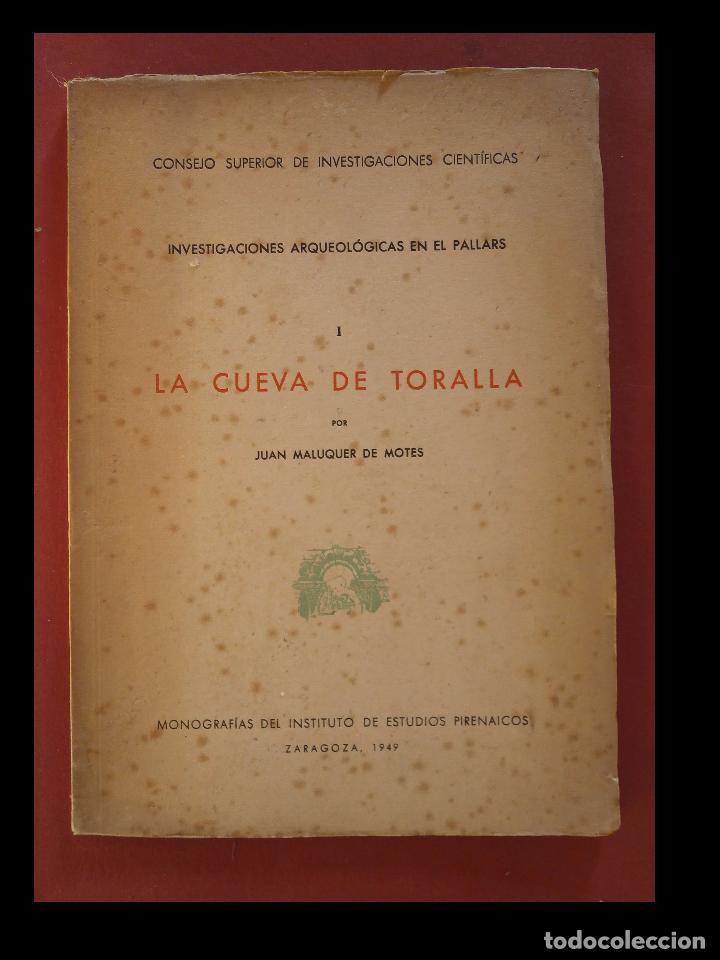 Libros de segunda mano: La cueva de Toralla. Juan Maluquer de Motes - Foto 1