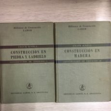 Libros de segunda mano: CONSTRUCCIÓN DE EDIFICIOS (LABOR)