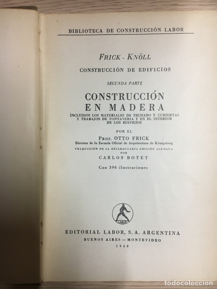Libros de segunda mano: Construcci&oacute;n de edificios (labor) - Foto 2