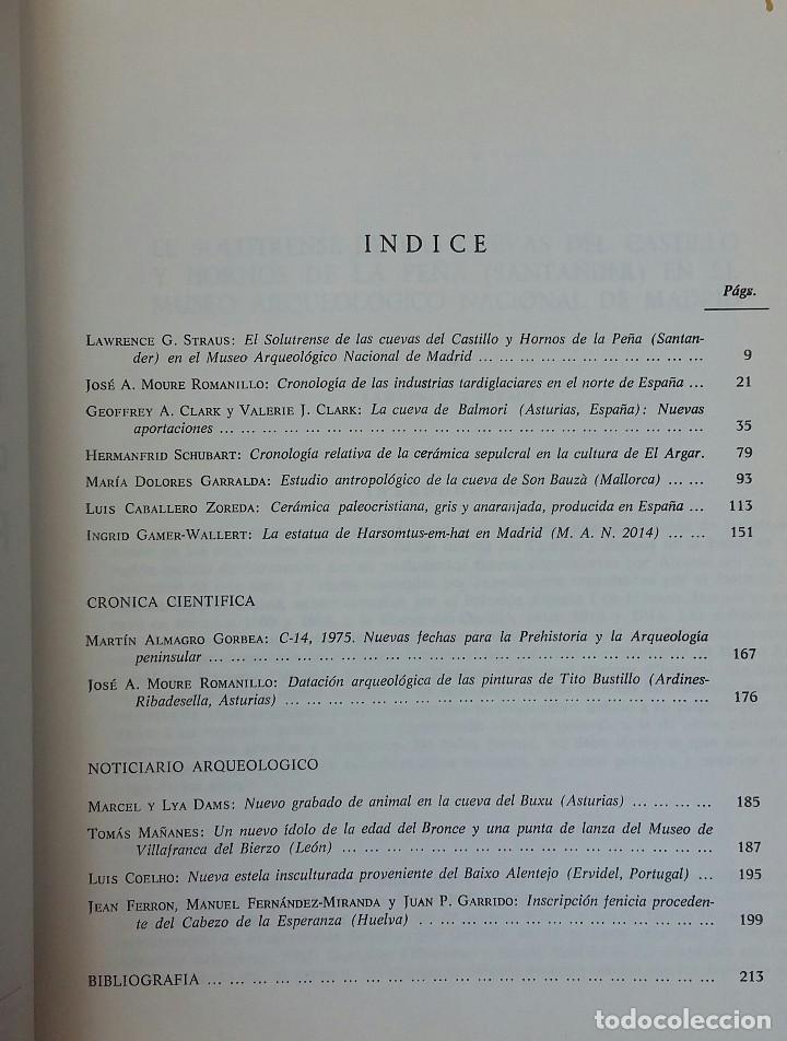 Libros de segunda mano: TRABAJOS DE PREHISTORIA VOL 32 CSIC - Foto 2