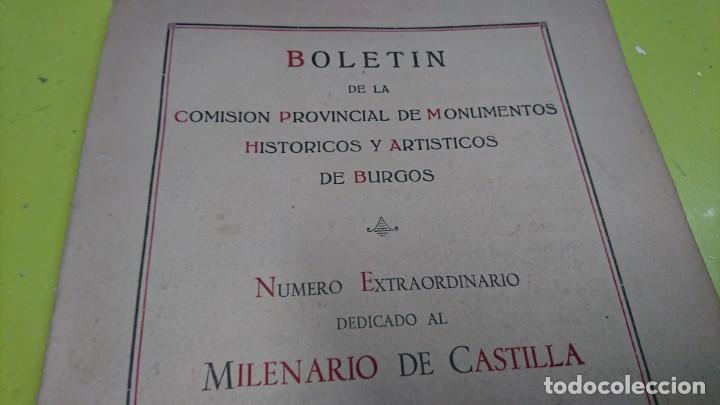 Libros de segunda mano: BOLETÍN BURGOS, MILENARIO DE CASTILLA, NÚMERO EXTRAORDINARIO, 1943 - Foto 2 - 160660390