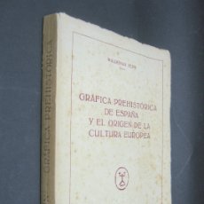 Libros de segunda mano: GRÁFICA PREHISTÓRICA DE ESPAÑA Y EL ORIGEN DE LA CULTURA EUROPEA.W. FENN.DEDICADO.1950 (MENORCA.1.2). Lote 182607161