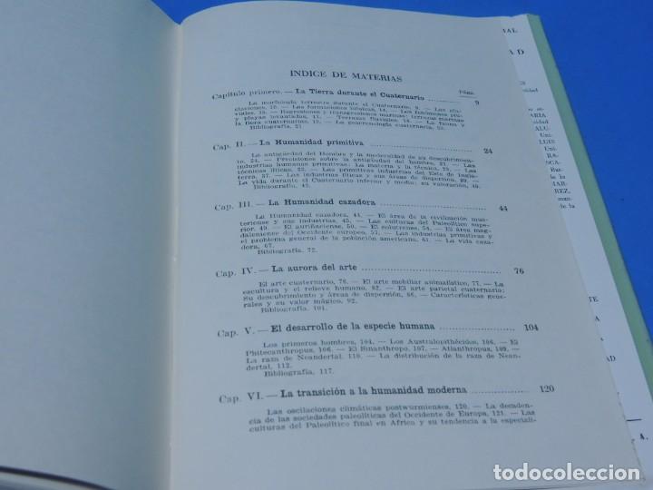 Libros de segunda mano: LA HUMANIDAD PREHISTORICA. -JUAN MALUQUER DE MOTES - Foto 9