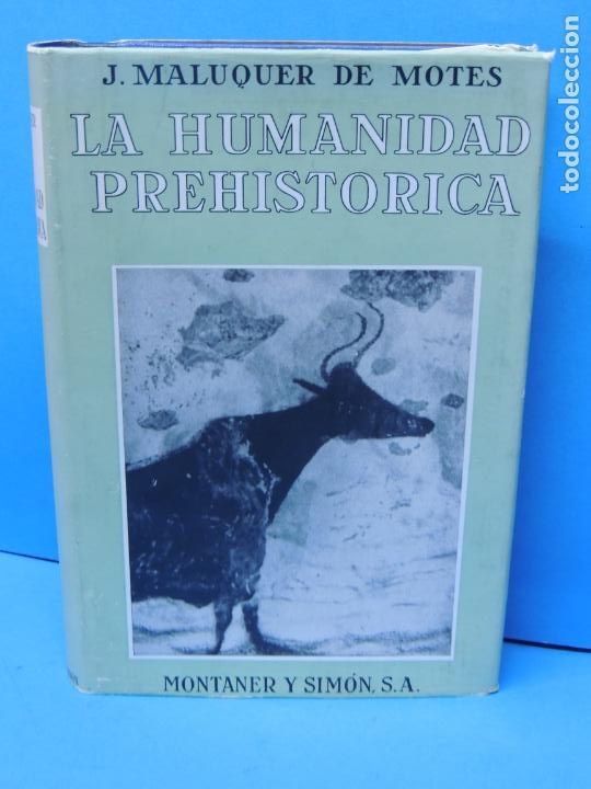 Libros de segunda mano: LA HUMANIDAD PREHISTORICA. -JUAN MALUQUER DE MOTES - Foto 1