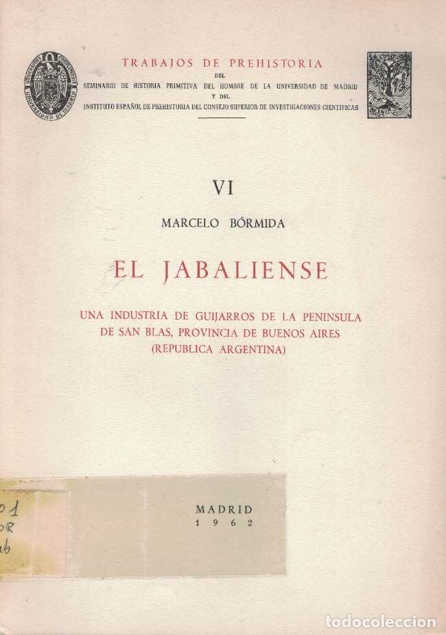 Libros de segunda mano: Marcelo Bormida El Jabaliense (Argentina) - Foto 1