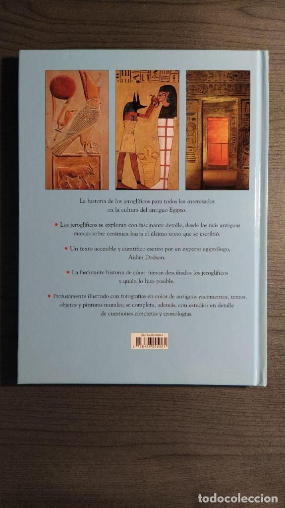Libros de segunda mano: LOS JEROGLIFICOS DEL ANTIGUO EGIPTO. AIDAN DODSON. LIBSA - Foto 4
