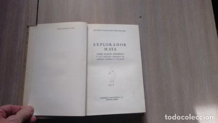 Libros de segunda mano: EXPLORADOR MAYA - JOHN LLODY STEPHENS - Foto 2