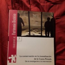 Libros de segunda mano: LA CONSERVACIÓN EN LA MUSEALIZACION DE LA CUEVA PINTADA. CANARIAS. EXCELENTE ESTADO.