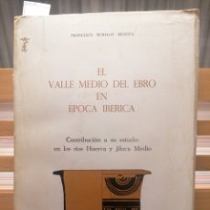Libros de segunda mano: EL VALLE MEDIO DEL EBRO EN ÉPOCA IBÉRICA. F. BURILLO. INS. FERNANDO EL CATOLICO. ZARAGOZA, 1980.. Lote 258827245