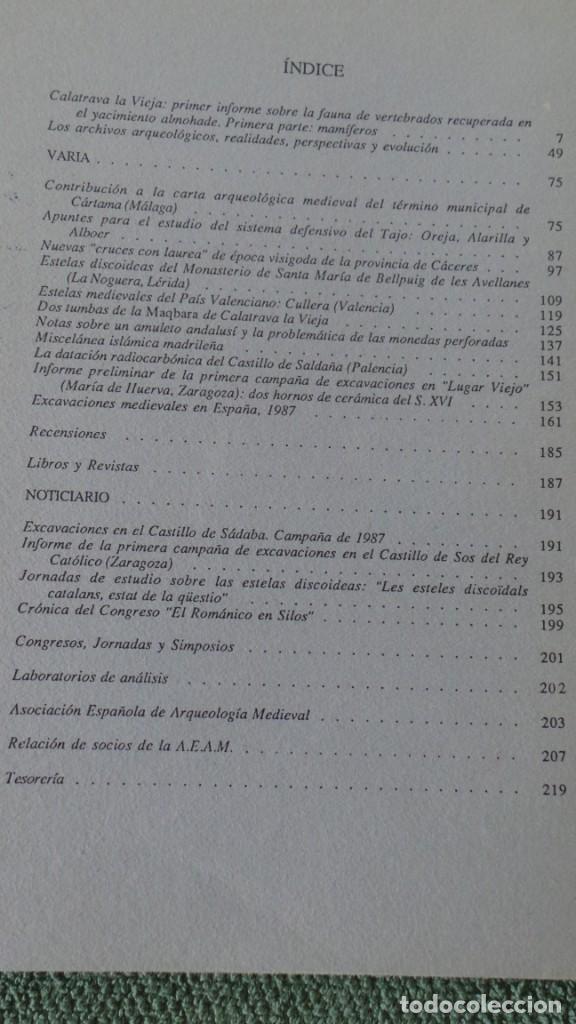 Libros de segunda mano: Bolet&iacute;n de arqueolog&iacute;a medieval N&ordm;2 - Foto 2