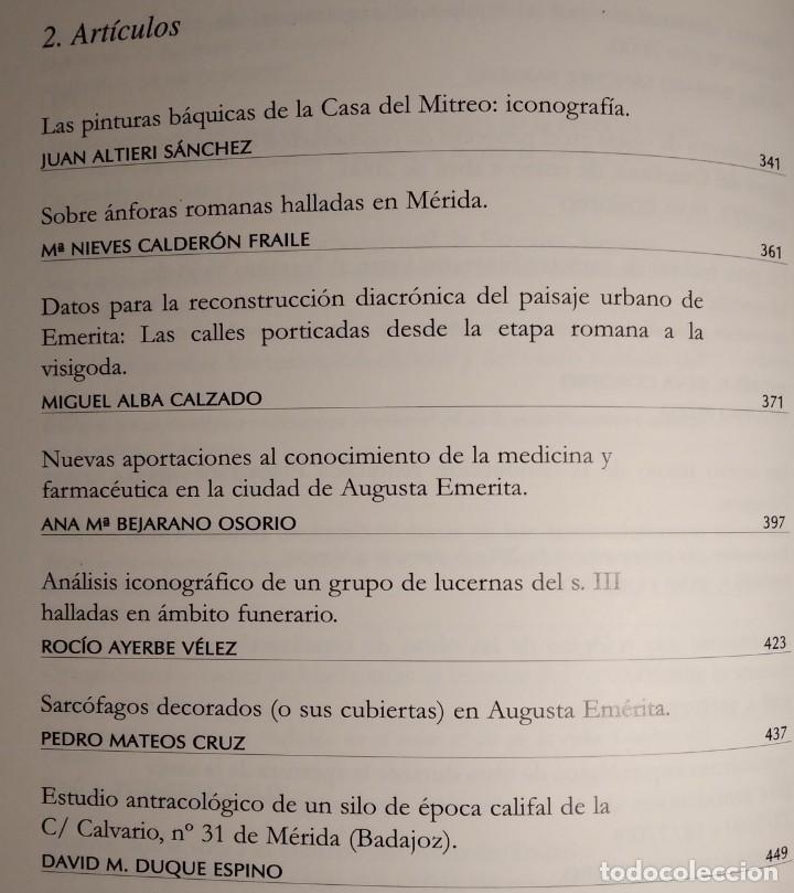 Libros de segunda mano: LIBRO. MERIDA EXCAVACIONES ARQUEOLOGICAS, 2000. MEMORIA 6. - Foto 11