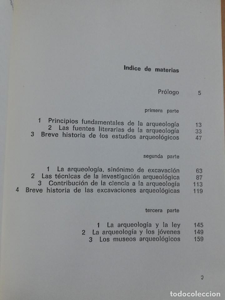 Libros de segunda mano: INTRODUCCI&Oacute;N A LA ARQUEOLOG&Iacute;A (F. PERINETTI) - Foto 3
