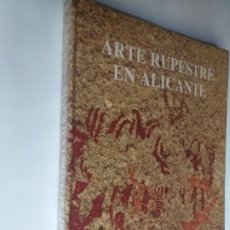 Libros de segunda mano: ARTE RUPESTRE EN ALICANTE .MAURO S. HERNANDEZ . ... TEMAS VALENCIANOS