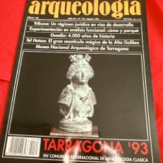 Libros de segunda mano: REVISTA ARQUEOLOGIA Nº 148 - MUSEO ARQ. DE TARRAGONA, GUADIX 4000 AÑOS, TEL HATSOR GALILEA, NUMANCIA. Lote 320020178