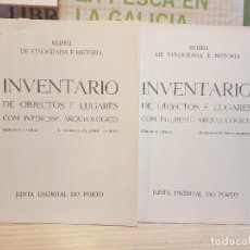 Libros de segunda mano: LOTE. INVENTÁRIO DE OBJECTOS E LUGARES COM INTERESSE ARQUEOLÓGICO.