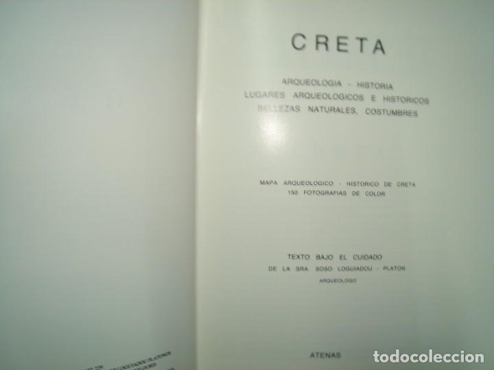 Libros de segunda mano: 27- CRETA. ARQUEOLOG&Iacute;A E HISTORIA - Foto 3