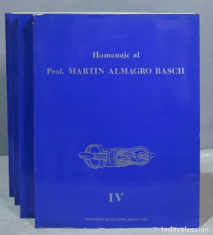 Libros de segunda mano: Homenaje al profesor Martin Almagro Basch. 4 tomos - Foto 1