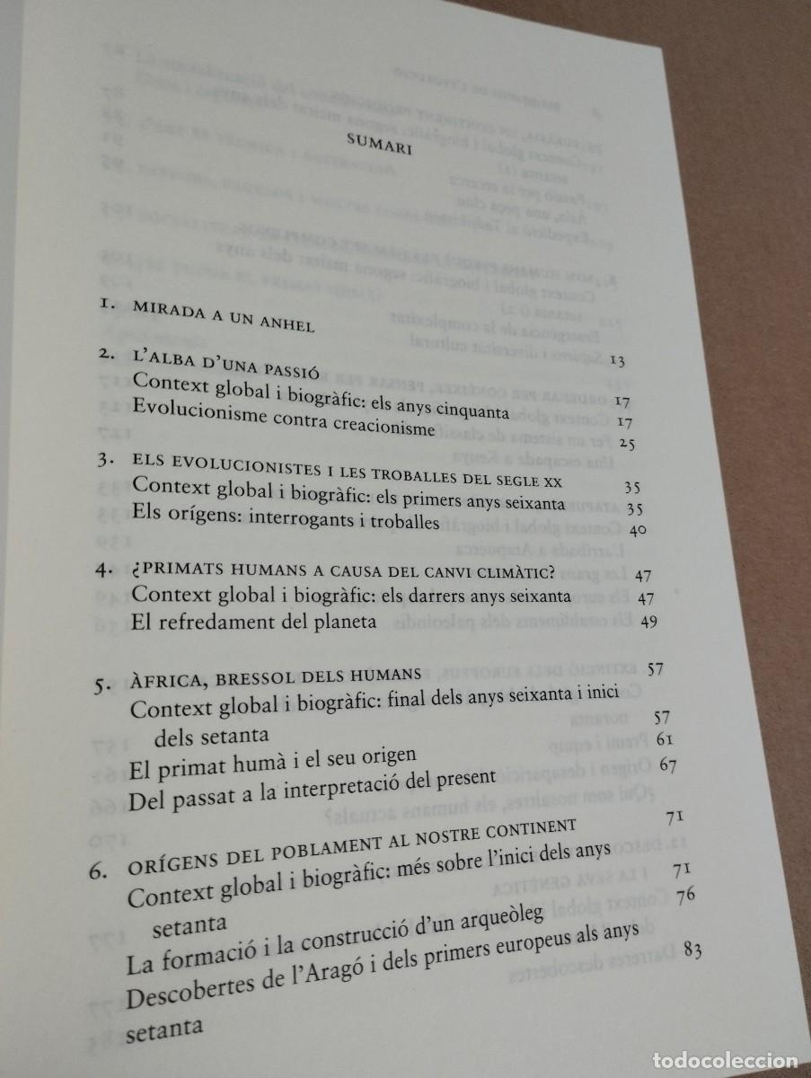Libros de segunda mano: ELS SOMNIS DE LEVOLUCI&Oacute; (EUDALD CARBONELL) - Foto 3