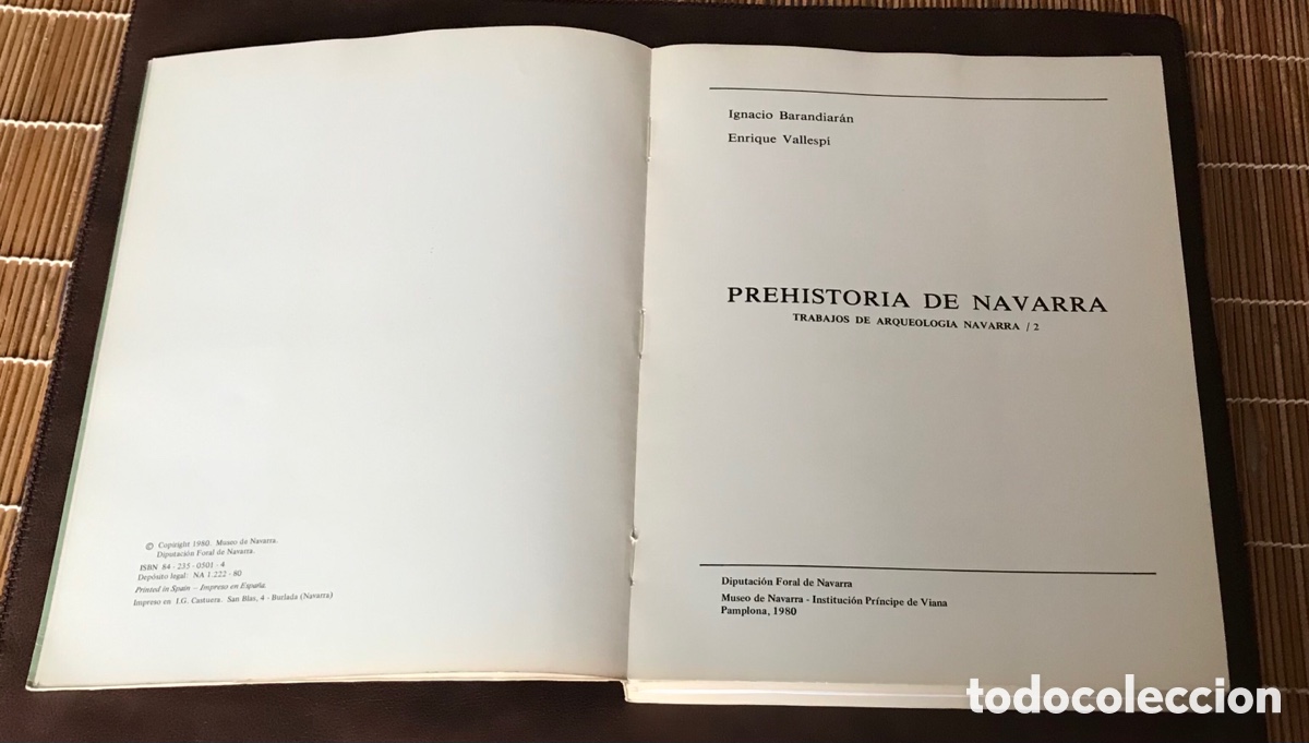Libros de segunda mano: Prehistoria de Navarra. 1980. - Foto 3