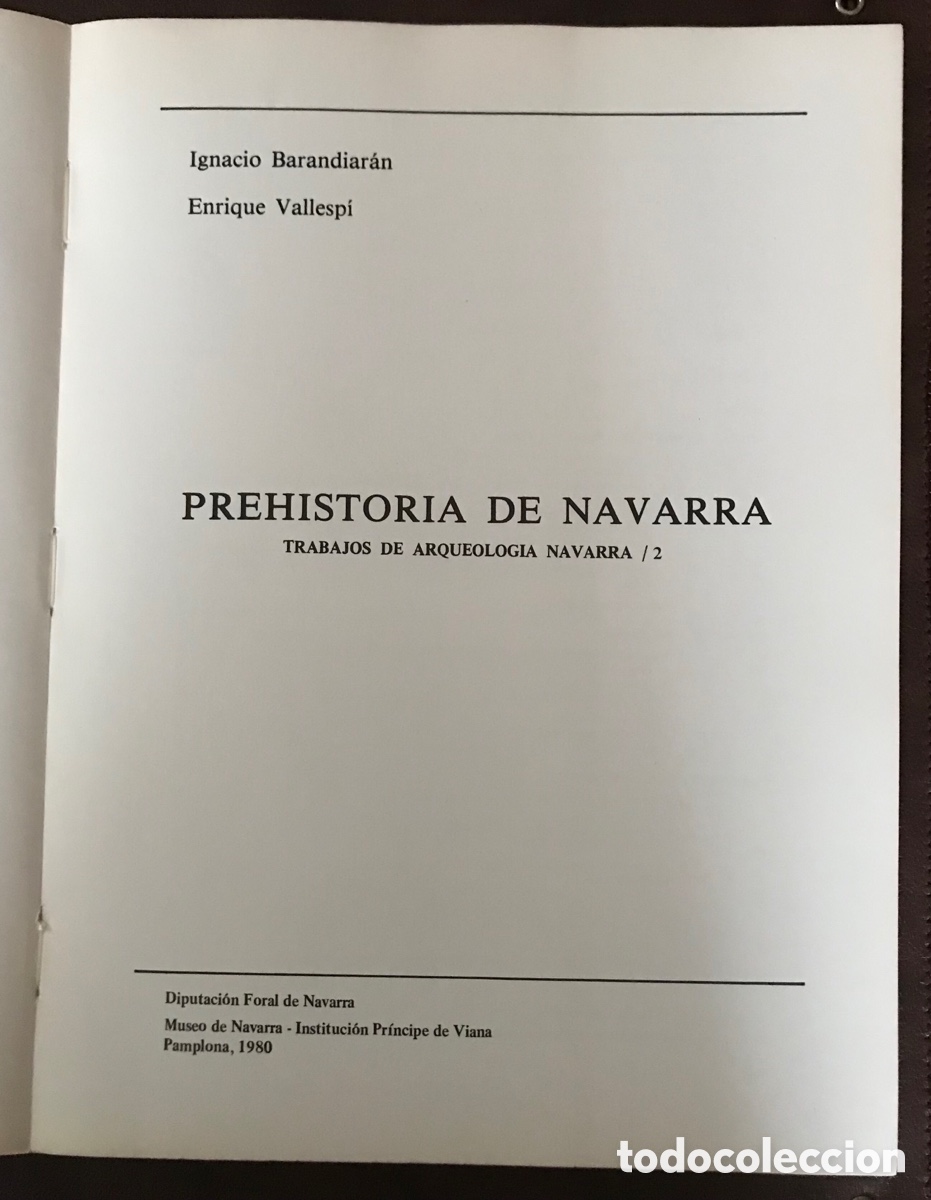 Libros de segunda mano: Prehistoria de Navarra. 1980. - Foto 4