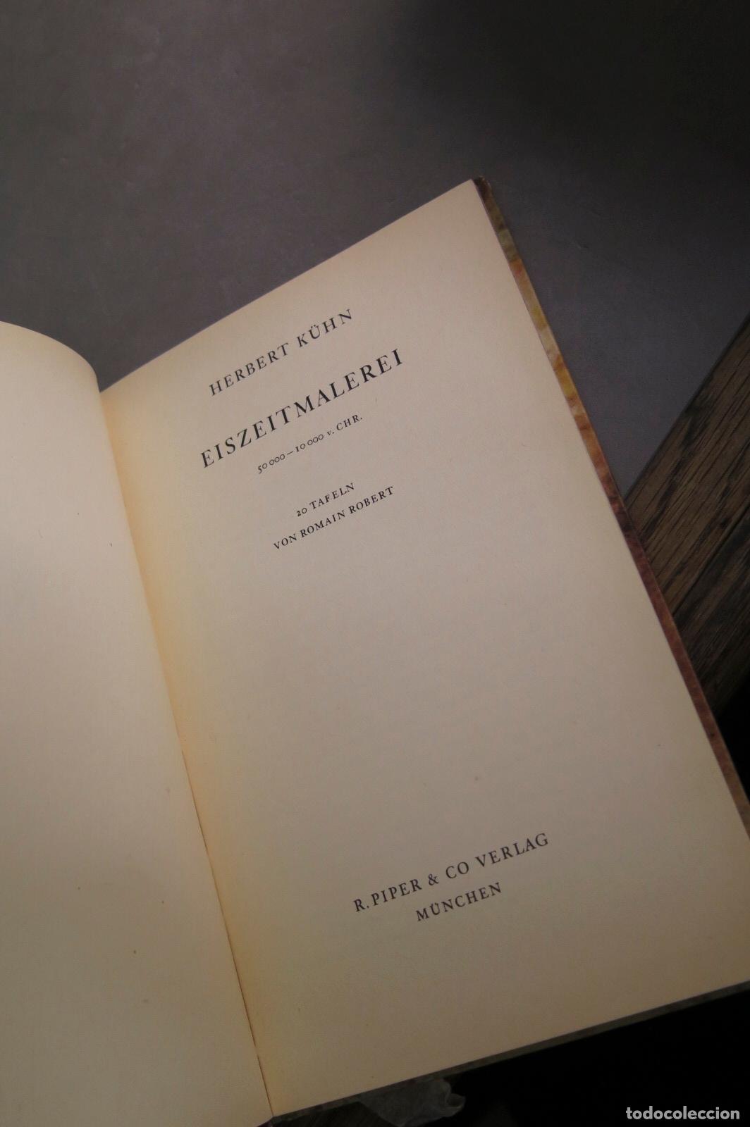 Libros de segunda mano: Eiszeit Malerei. K&Uuml;HN Herbert - Foto 2