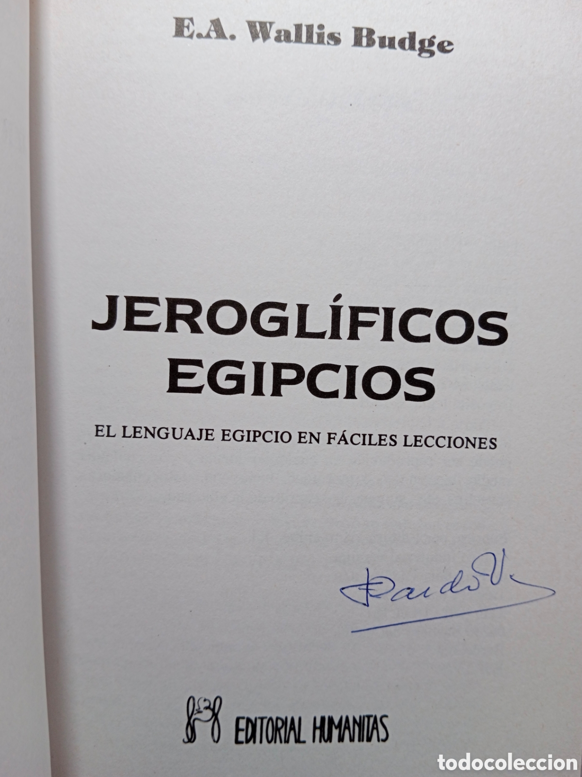 Libros de segunda mano: JEROGL&Iacute;FICOS EGIPCIOS , WALLIS BUDGE - Foto 5