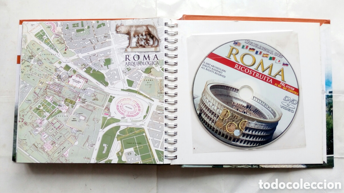 Libros de segunda mano: Roma reconstruida. Libro con DVD. ArcheoLibri. - Foto 5