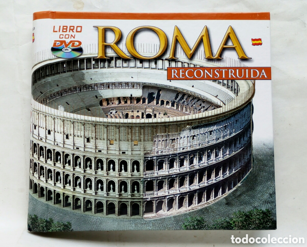 Libros de segunda mano: Roma reconstruida. Libro con DVD. ArcheoLibri. - Foto 1
