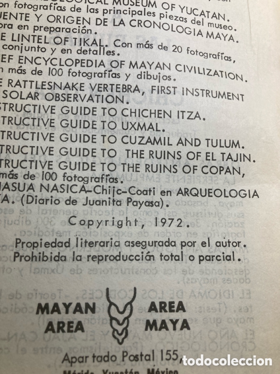 Libros de segunda mano: CHICHEN ITZ&Aacute; GUIA INSTRUCTIVA 1972 - Foto 3