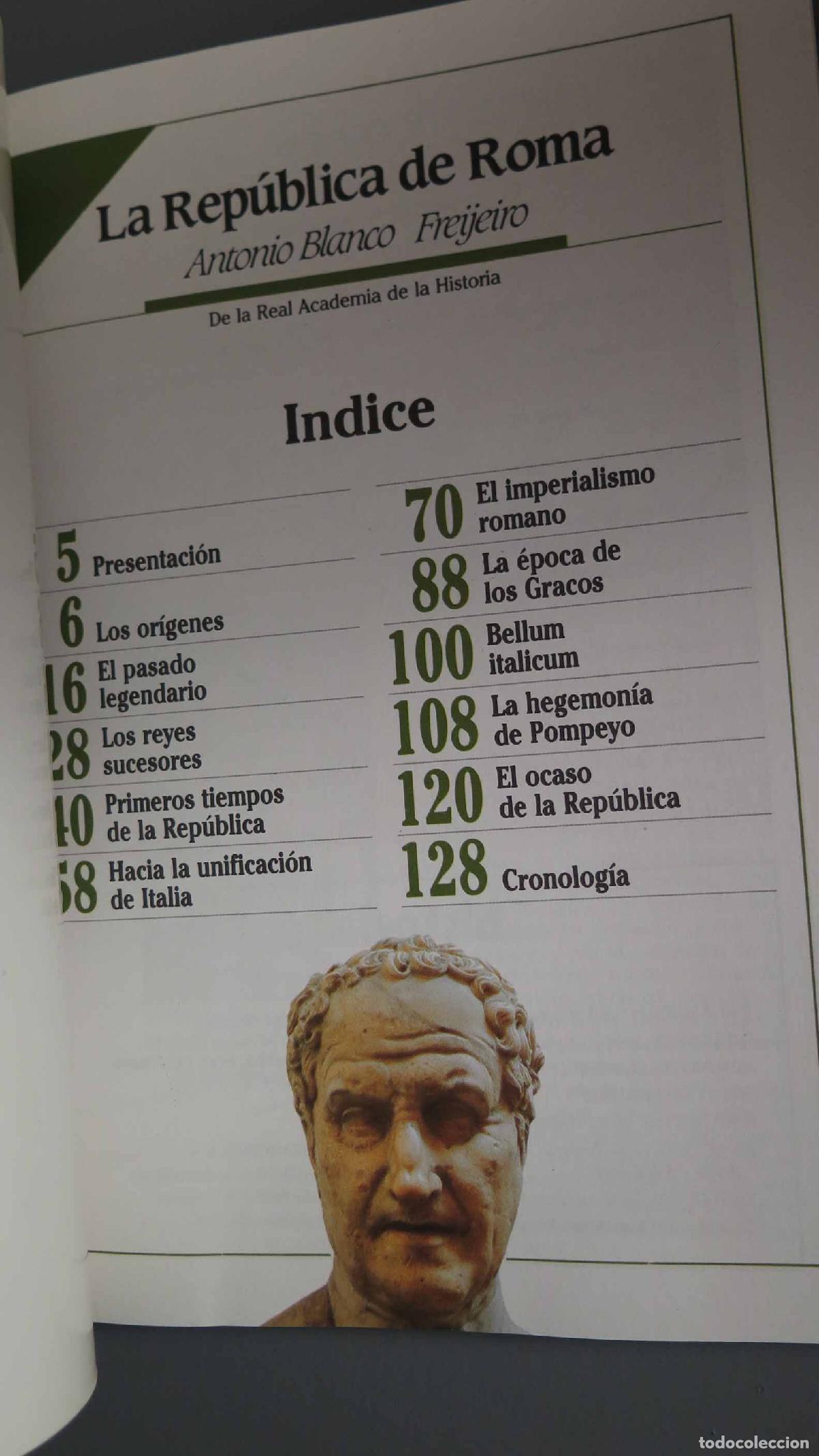 Libros de segunda mano: LA REPUBLICA DE ROMA. FREIJEIRO - Foto 2