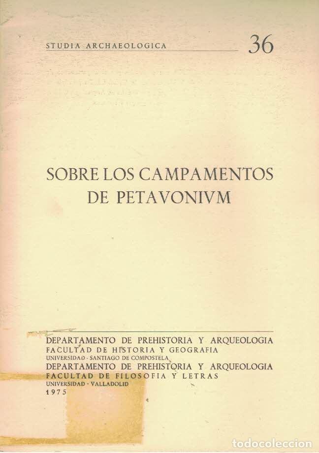 Libros de segunda mano: Sobre los campamentos de Petavonium. - Foto 1