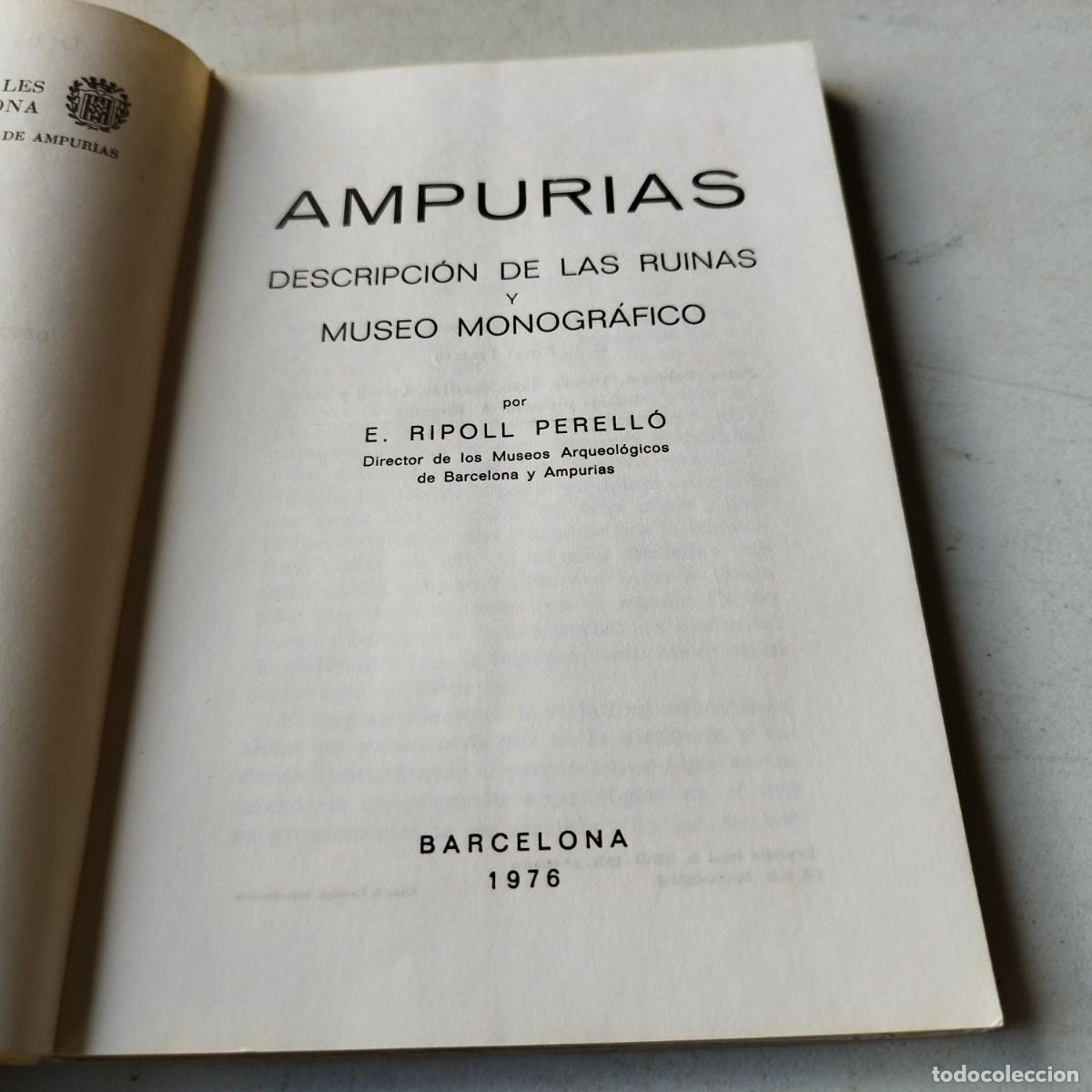 Libros de segunda mano: AMPURIAS / E.RIPOLL PERELLO / GRAVOL 55 - Foto 5