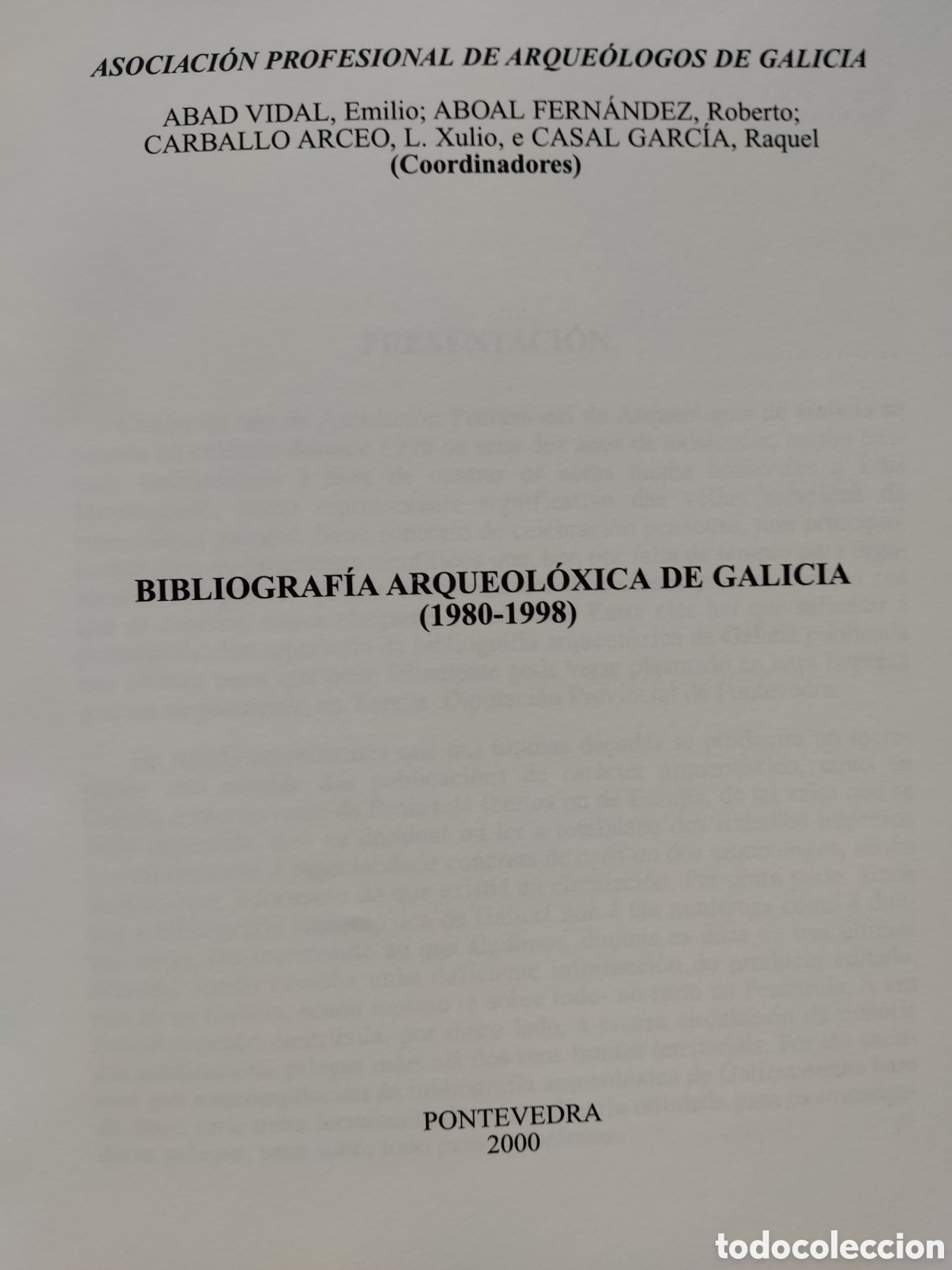 Libros de segunda mano: Arqueolog&iacute;a de Galicia - Foto 3