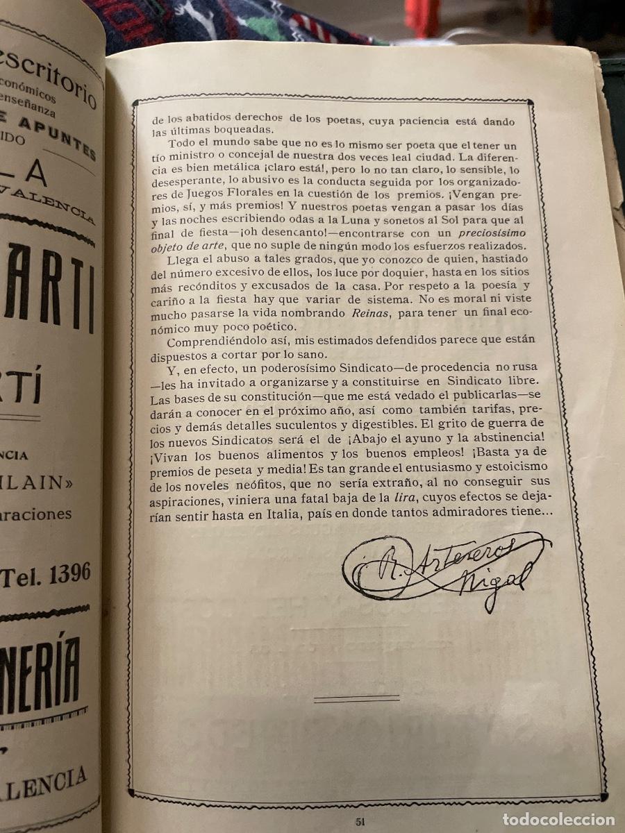Libros de segunda mano: Libro de Valencia de la Feria de julio de 1922 - Foto 18