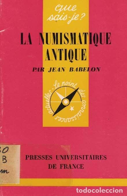 Libros de segunda mano: Jean Babelon. La numismatique antique - Foto 1