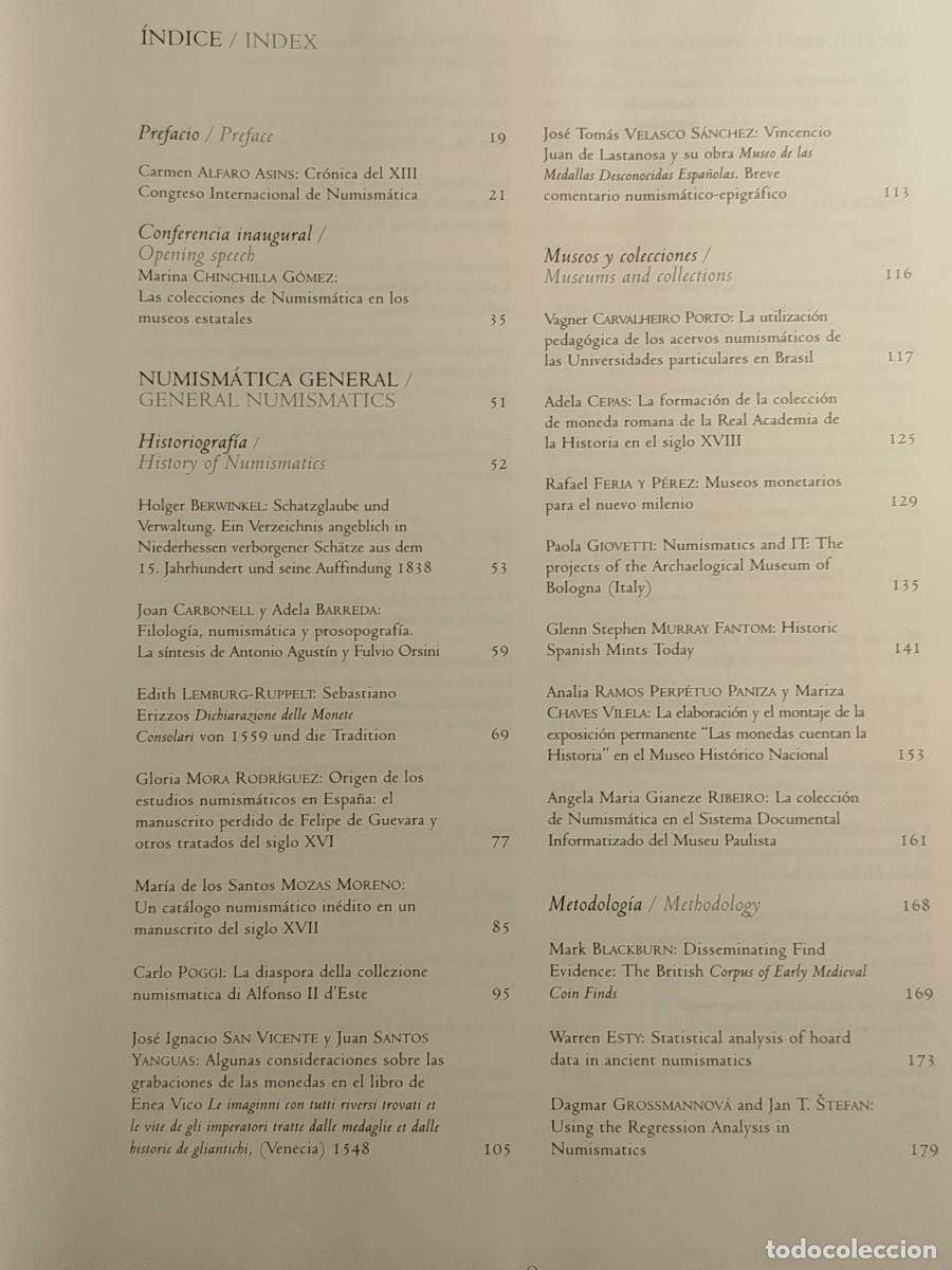 Libros de segunda mano: 2005. Numism&aacute;tica. Congreso Internacional. - Foto 4