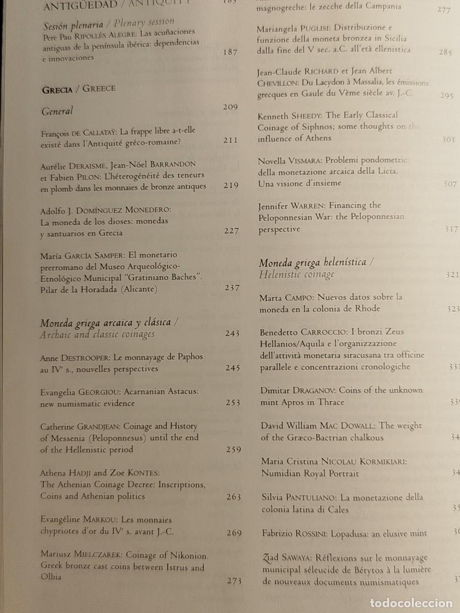 Libros de segunda mano: 2005. Numism&aacute;tica. Congreso Internacional. - Foto 9